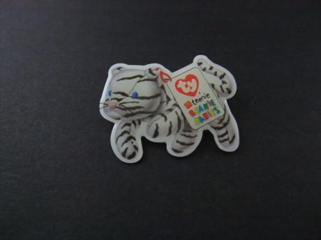 McDonalds Happy Meal Toy TY Teenie Beanie Babies (Blizz de Sneeuwtijger ) USA 2000